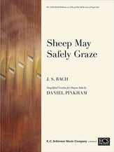 Sheep May Safely Graze Organ sheet music cover